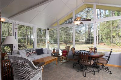 Finished Sunroom in Spring